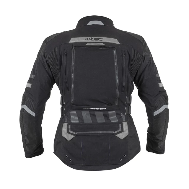 Moto bunda W-TEC Aircross - čierno-zlatá