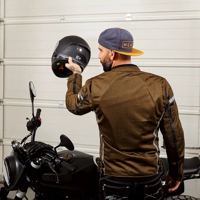 Moto bunda W-TEC Bellvitage Khaki Chameleon - khaki chameleon