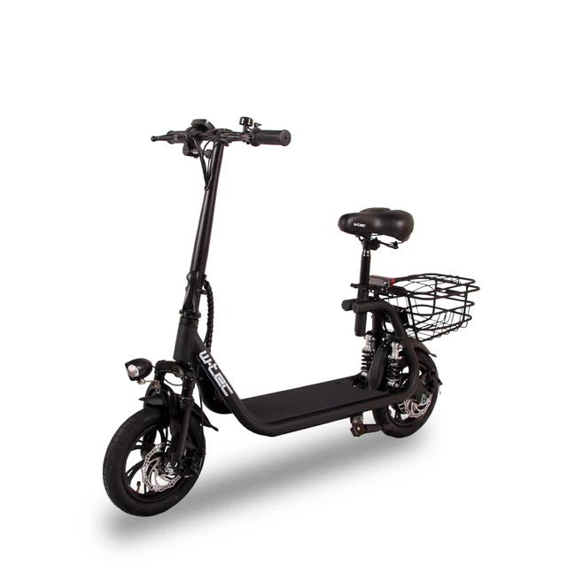 Elektrická kolobežka W-TEC Billar II 500W 12" - biela - čierna
