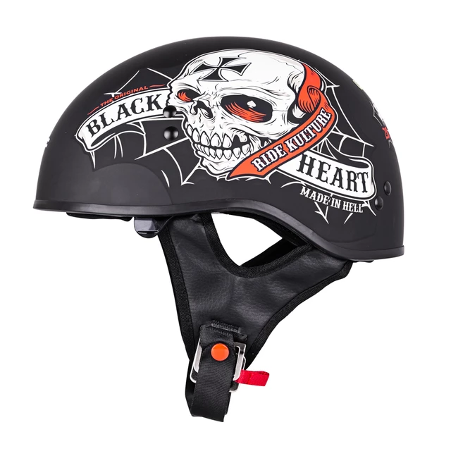 Moto prilba W-TEC Black Heart Web Skull V535