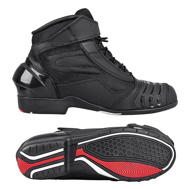 Moto topánky W-TEC Bolter - čierna