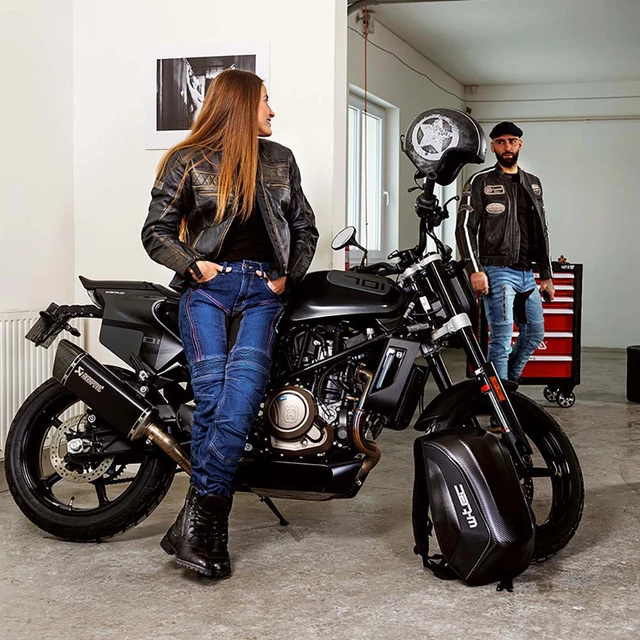 Moto topánky W-TEC Feasel - čierna