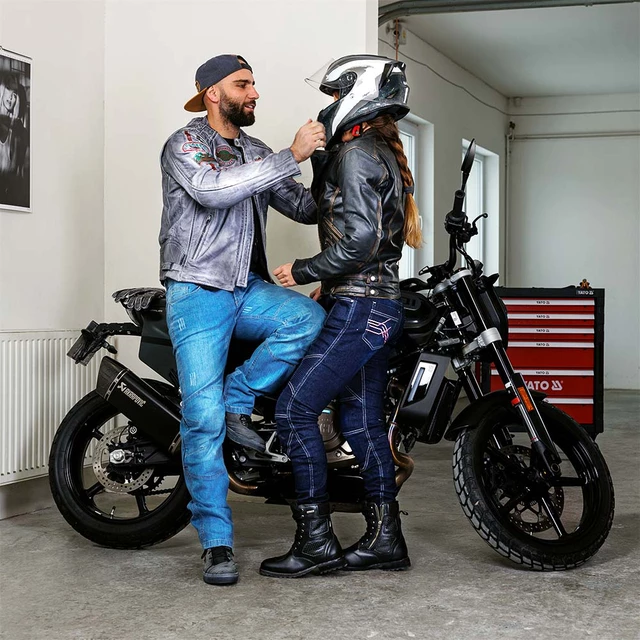 Moto topánky W-TEC Feasel - čierna
