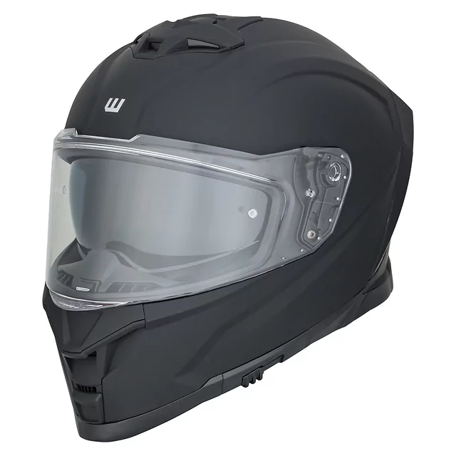 Moto prilba W-TEC Nexwor - lesklá biela - matne čierna