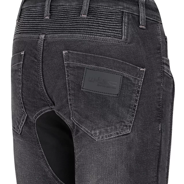 Dámske moto jeansy W-TEC Biterilla Eva Lady - čierna