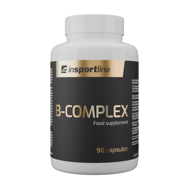 Výživový doplnok s vitamínmi B inSPORTline B-Komplex, 90 kapsúl