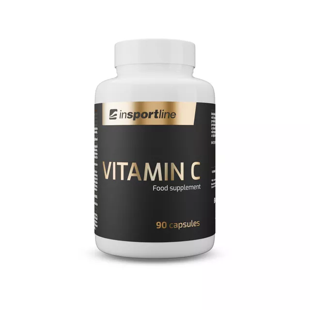 Výživový doplnok inSPORTline Vitamín C, 90 kapsúl