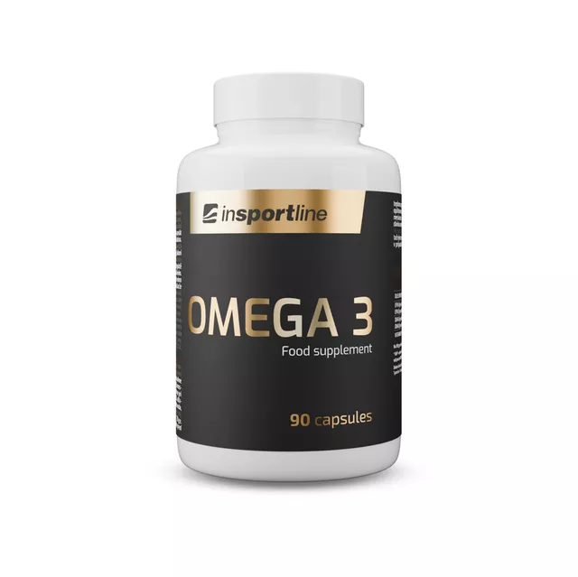 Výživový doplnok inSPORTline Omega 3, 90 kapsúl