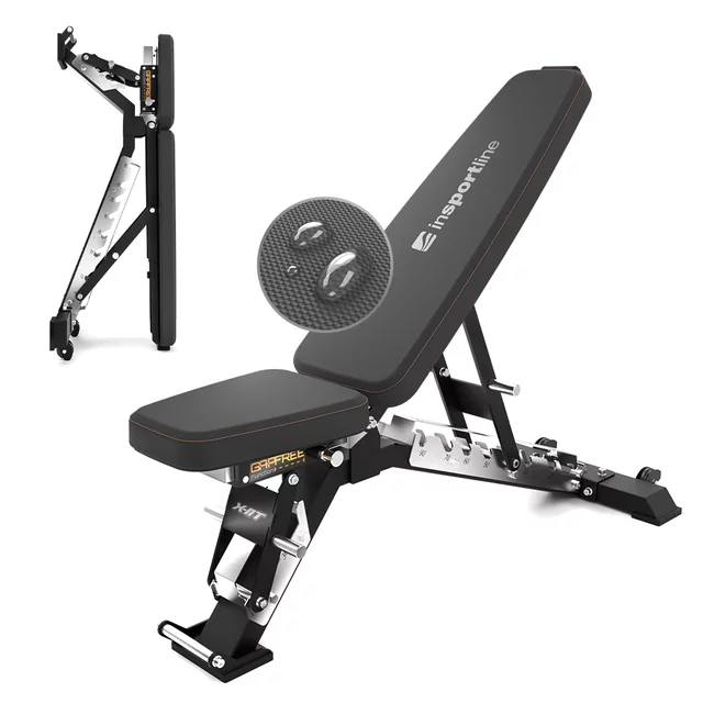 Nastaviteľná lavica inSPORTline X-NT FB40 • GapFree systém