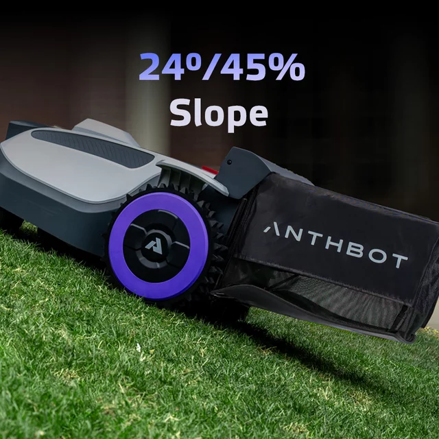 Bezdrôtová robotická kosačka Anthbot N8 (1500 m²) so zberačom lístia