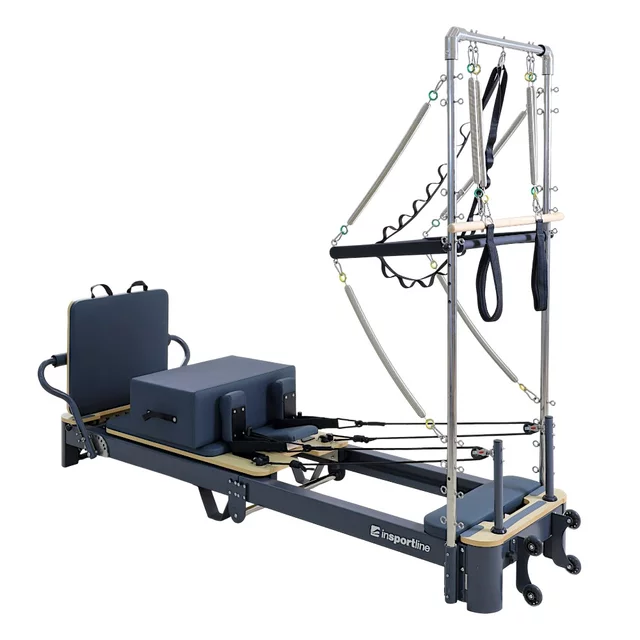 Pilates reformer inSPORTline Comfolder EVO - antracit