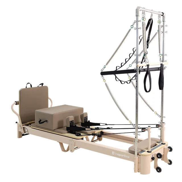 Pilates reformer inSPORTline Comfolder EVO - antracit