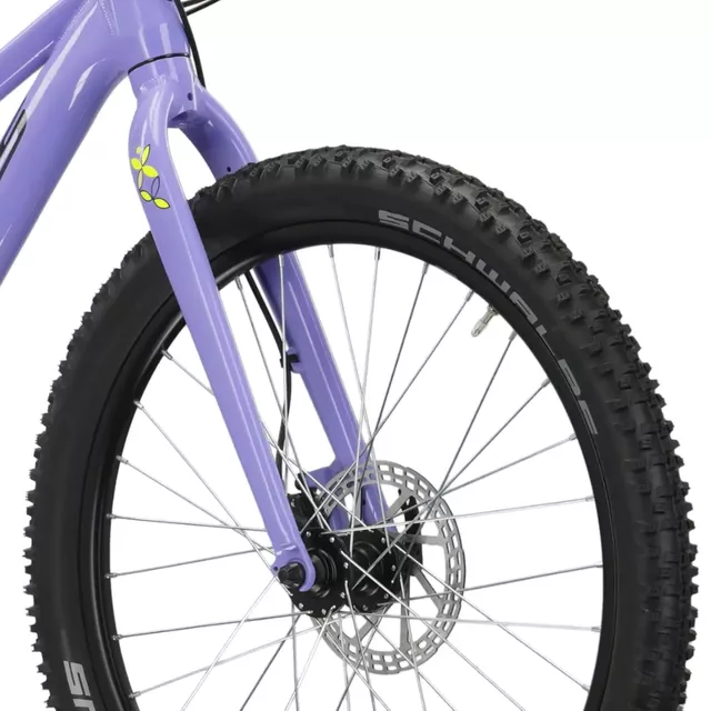 Juniorsky dievčenský bicykel Kross LEA JR 2.0 24" - model 2025 - ružová / fialová / lesk