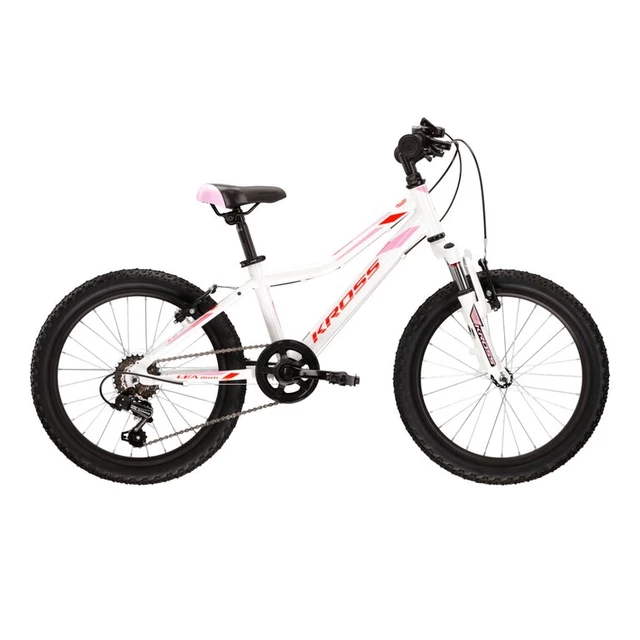 Detský bicykel Kross Lea Mini 2.0 20" Gen 003 - limetka/modrá - biela/červená/ružová