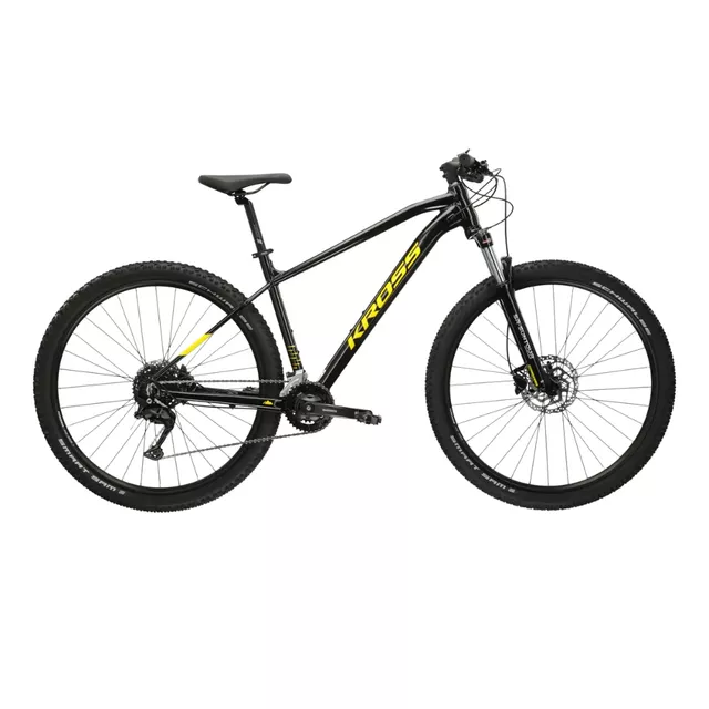 Horský bicykel Kross Level 2.0 29" Gen 007 - čierna / žltá / lesk