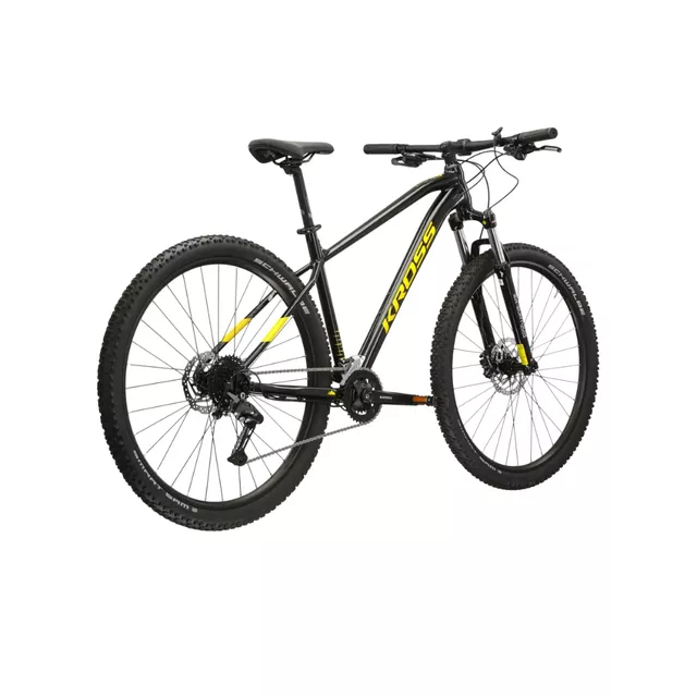 Horský bicykel Kross Level 2.0 29" Gen 007 - čierna / žltá / lesk