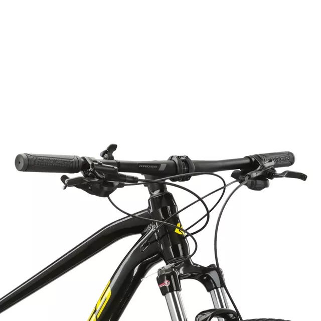 Horský bicykel Kross Level 2.0 29" Gen 007 - čierna / žltá / lesk