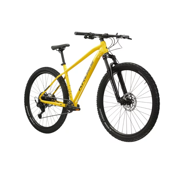 Horský bicykel Kross Level 4.0 29" Gen 007 - šedá / červená / lesk - čierna / žltá / lesk