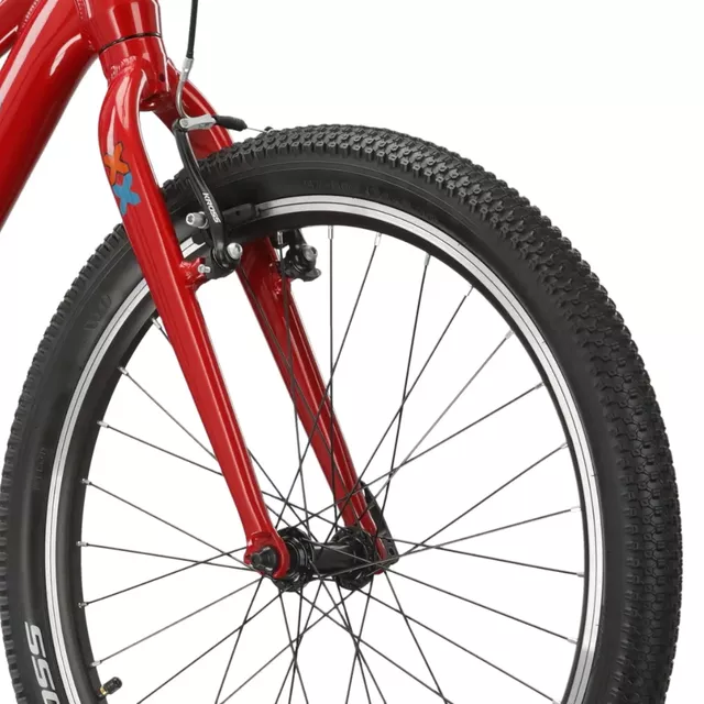 Juniorský bicykel Kross LEVEL JR 1.0 24" Gen 007 - červená / marinový / lesk