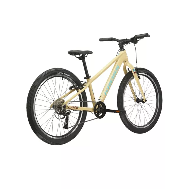 Juniorský bicykel Kross LEVEL JR 1.0 24" Gen 007 - červená / marinový / lesk
