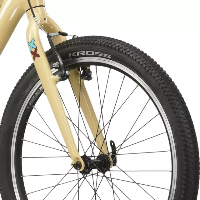Juniorský bicykel Kross LEVEL JR 1.0 24" Gen 007 - červená / marinový / lesk