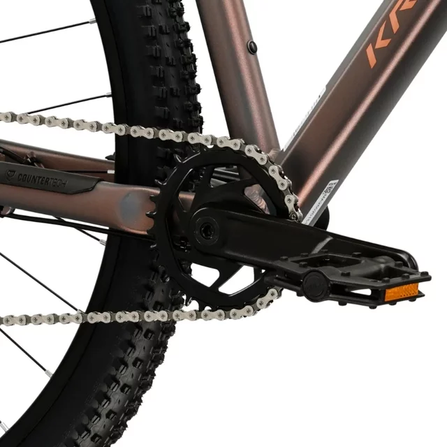 Horský bicykel Kross Level X100  29" - model 2026 - šedá / hnědá / matný
