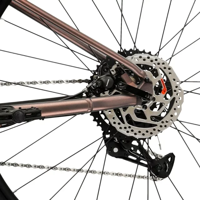 Horský bicykel Kross Level X100  29" - model 2026 - šedá / hnědá / matný