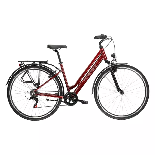 Mestský bicykel Kross Sentio 1.0 28" - model 2025 - grafitová / šedá / lesk