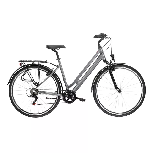 Mestský bicykel Kross Sentio 1.0 28" - model 2025 - grafitová / šedá / lesk