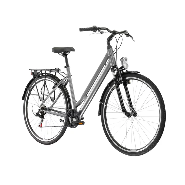 Mestský bicykel Kross Sentio 1.0 28" - model 2025 - grafitová / šedá / lesk - grafitová / šedá / lesk
