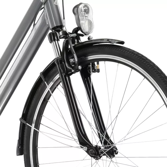 Mestský bicykel Kross Sentio 1.0 28" - model 2025 - grafitová / šedá / lesk
