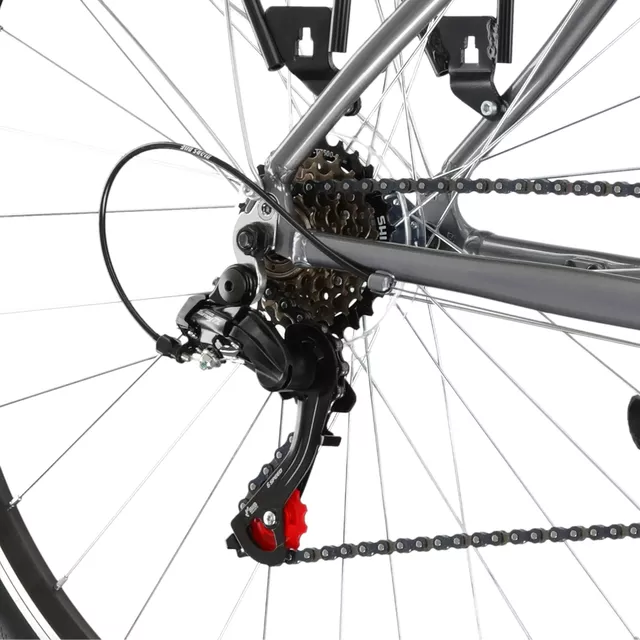 Mestský bicykel Kross Sentio 1.0 28" - model 2025 - grafitová / šedá / lesk