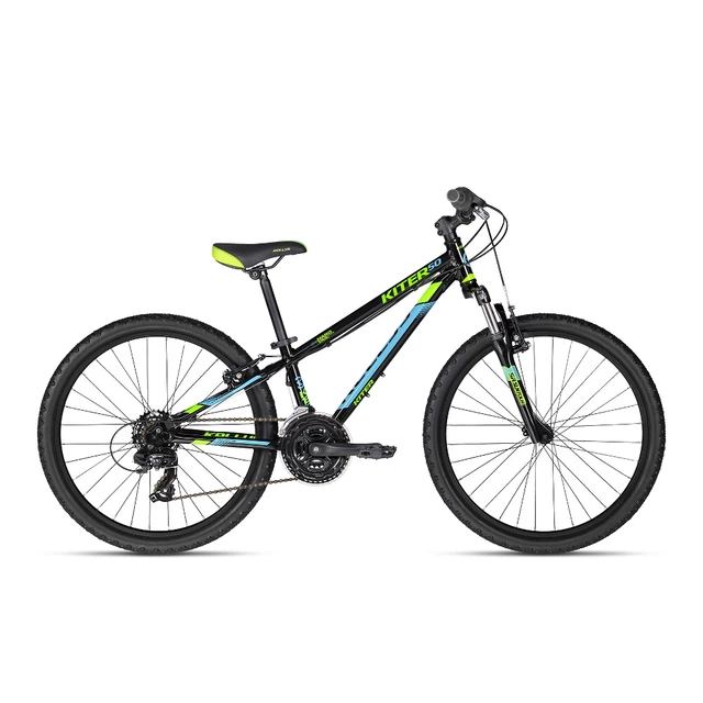 Juniorský bicykel KELLYS KITER 50 24" - model 2018 - Black