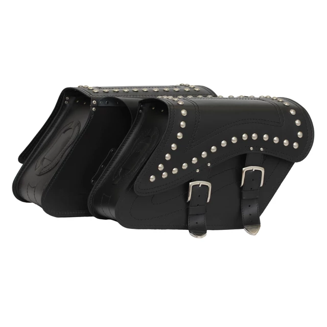 Kožené moto kufre TechStar Kosso - so zdobením