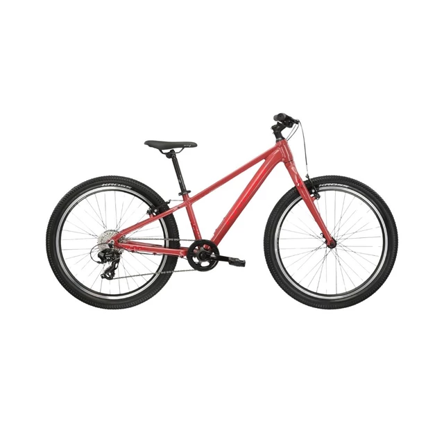 Juniorský dievčenský bicykel Kross LEA JR 1.0 24" Gen 007 - bordo - bordo