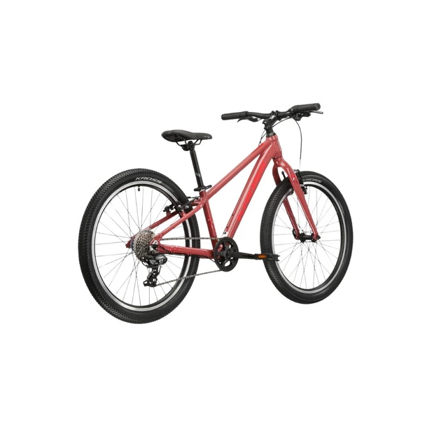 Juniorský dievčenský bicykel Kross LEA JR 1.0 24" Gen 007 - bordo