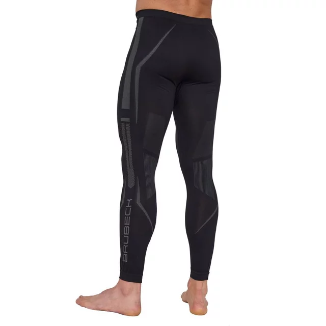 Pánske spodky Brubeck Dry dlhé LE1432M - Black/Graphite
