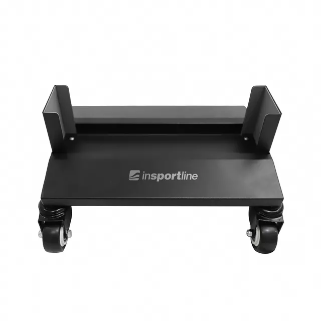 Stojan s kolieskami pre infračervený LED panel inSPORTline Lustar - čierna