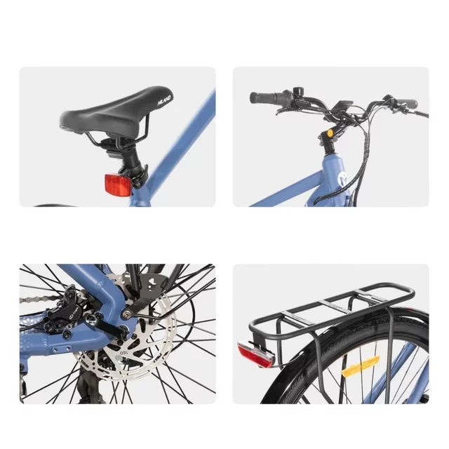 Trekingový elektrobicykel Lamassu Allanton 27,5" 374Wh • dojazd až 80 km - modrá