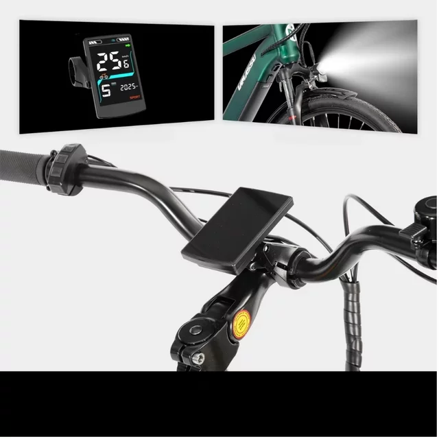Trekingový elektrobicykel Lamassu Allanton 27,5" 374Wh • dojazd až 80 km - modrá