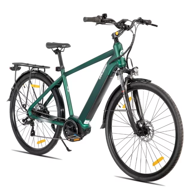 Trekingový elektrobicykel Lamassu Allanton 27,5" 374Wh • dojazd až 80 km - modrá - zelená