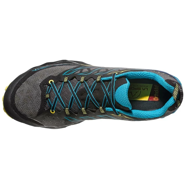 Pánske traliové topánky La Sportiva Akyra - Carbon/Tropic Blue
