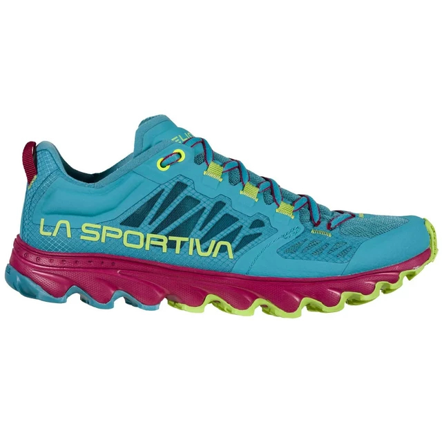 Dámske bežecké topánky La Sportiva Helios III Woman - Topaz/Red Plum