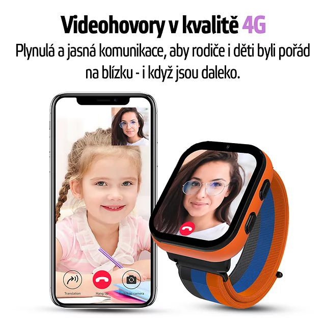 Detské inteligentné hodinky inSPORTline Cubbio - čierna