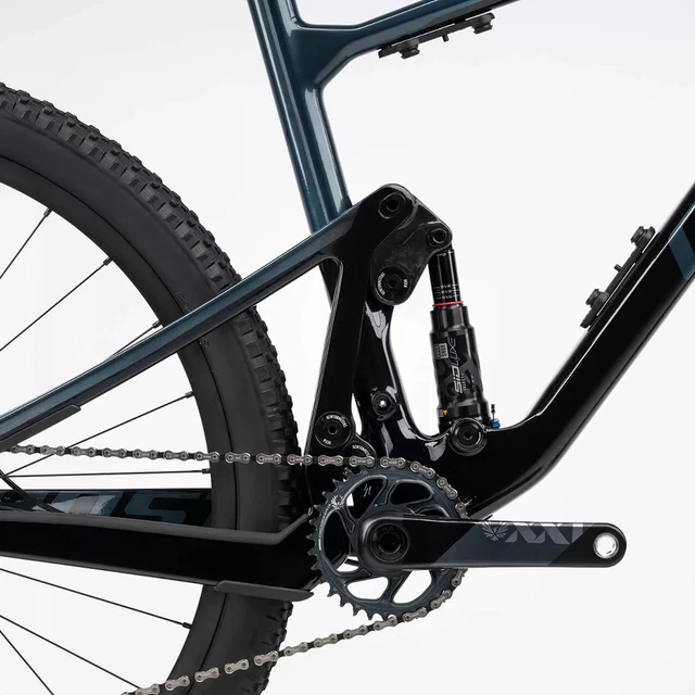 Horský bicykel Ghost Lector FS Advanced 29" 9.0 - Black/Green