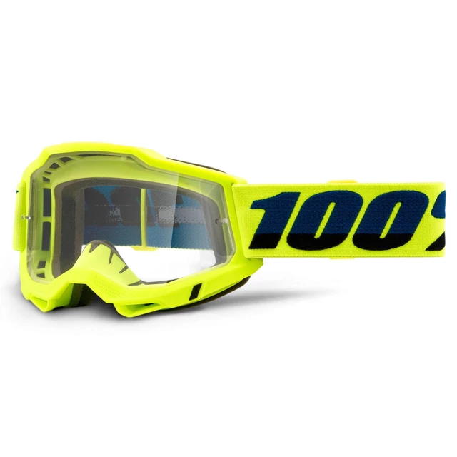 Motokrosové okuliare 100% Accuri 2 - Mifflin tmavo modrá, čire plexi