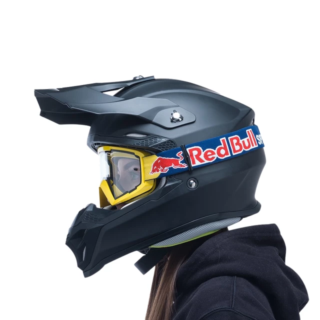 Motokrosové okuliare RedBull Spect Whip, žlté, plexi číre
