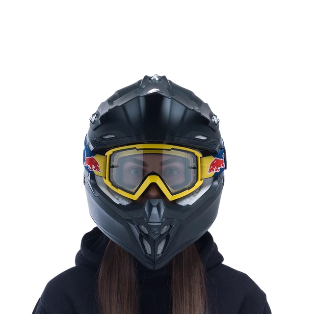 Motokrosové okuliare RedBull Spect Whip, žlté, plexi číre