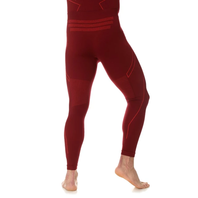 Pánske termo nohavice Brubeck Thermo - burgundy