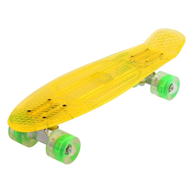 Pennyboard Maronad Retro Transparent so svietiacimi kolieskami
